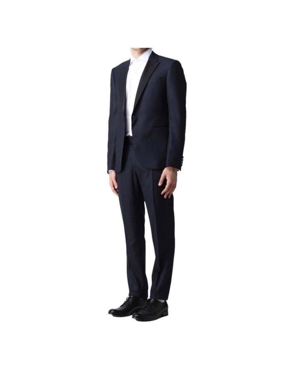 Men’s Emporio Armani Made In Italy Black Textured Blazer Size 52!